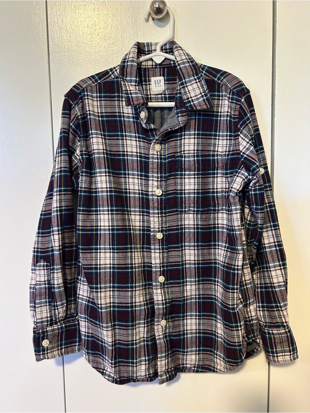 Gap Boys Plaid Flannel Shirt